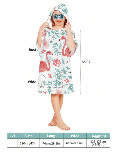 Get Your Little One Ready for Fun Under the Sun with the Flamingo Kids Wearable Bath Towel