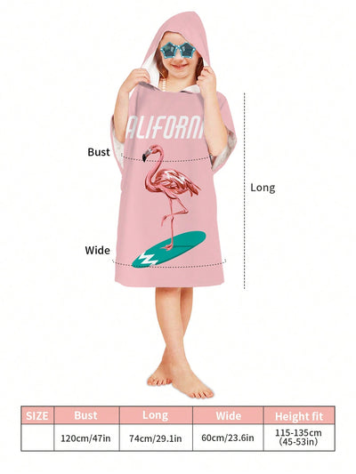 Get Your Little One Ready for Fun Under the Sun with the Flamingo Kids Wearable Bath Towel