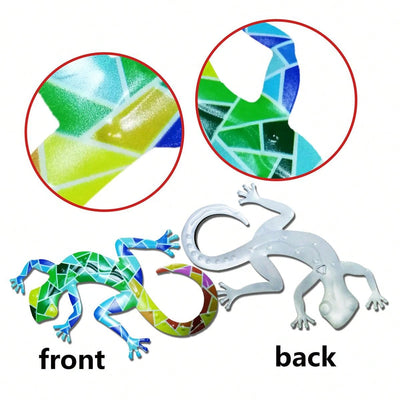 Colorful Metal Gecko Wall Decoration: Enhance Your Outdoor and Indoor Spaces