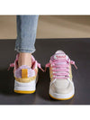 Chic and Comfy Color Block Leather Casual Shoes