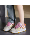 Chic and Comfy Color Block Leather Casual Shoes