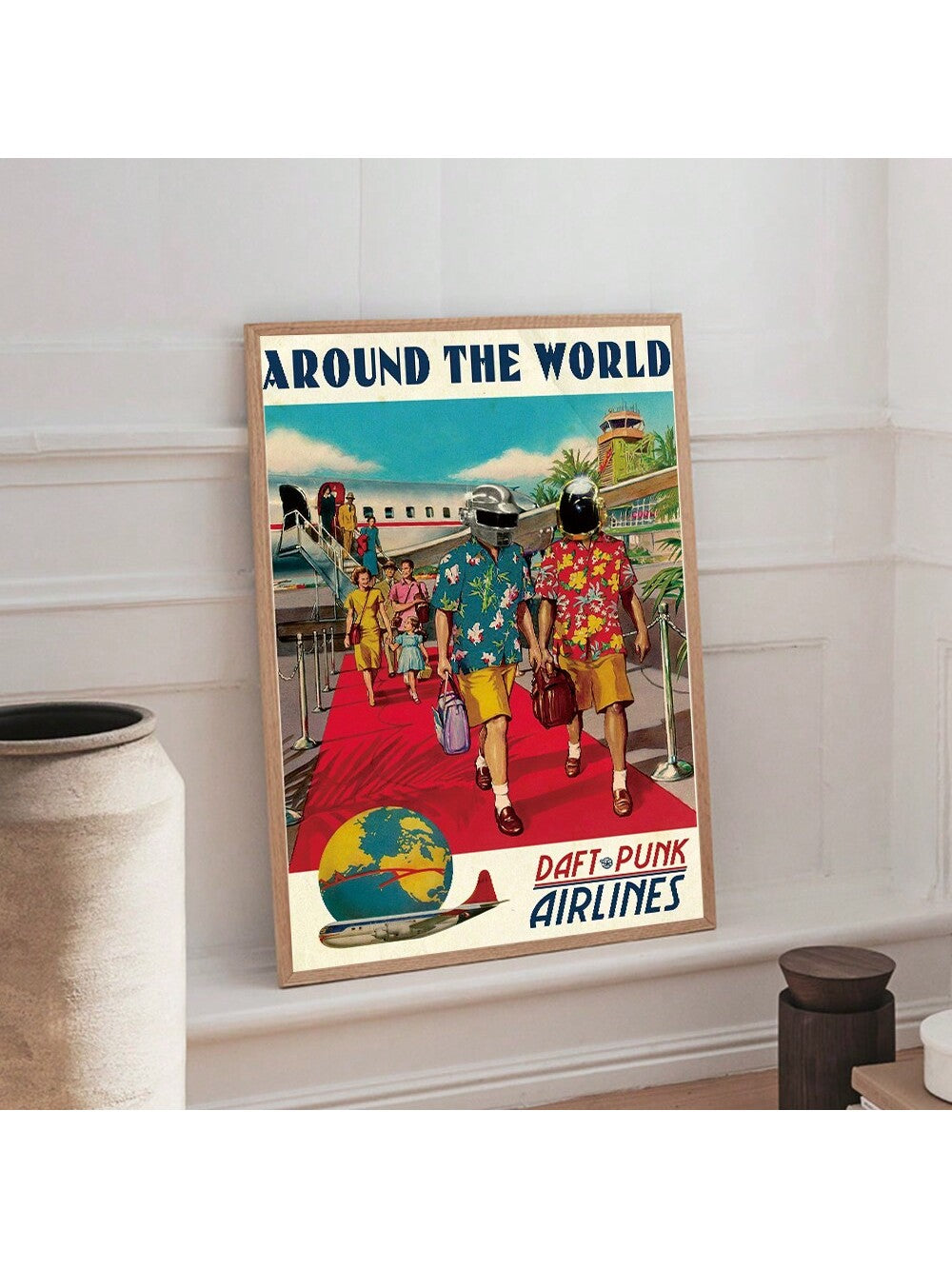 Enhance the look of your living room with our Stylish Retro Art Oil Painting Canvas. Perfect for wall decoration, this canvas features a unique retro design that will add a touch of elegance to any space. Made with high-quality materials, it is durable and long-lasting. Elevate your home decor with this beautiful art piece.