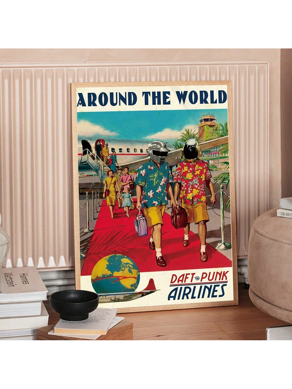 Enhance the look of your living room with our Stylish Retro Art Oil Painting Canvas. Perfect for wall decoration, this canvas features a unique retro design that will add a touch of elegance to any space. Made with high-quality materials, it is durable and long-lasting. Elevate your home decor with this beautiful art piece.