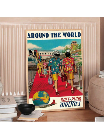 Enhance the look of your living room with our Stylish Retro Art Oil Painting Canvas. Perfect for wall decoration, this canvas features a unique retro design that will add a touch of elegance to any space. Made with high-quality materials, it is durable and long-lasting. Elevate your home decor with this beautiful art piece.