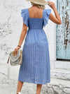 Sunset Serenade: Women's Printed Casual Summer Dress for Everyday Chic