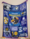 Volleyball Lover's Coral Fleece Blanket: The Perfect Gift for Any Occasion