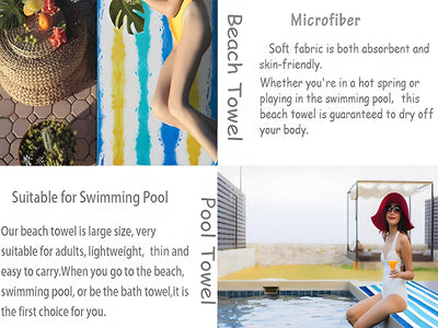 Space Pattern Superfine Fiber Beach Towel: Get Ready for Summer Fun!
