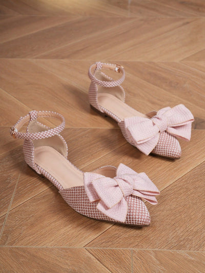 Chic Bowknot Pointed Toe Flats: Effortless Summer Elegance