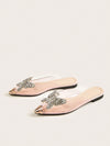 Glass Jelly Flat Shoes: Trendy Transparent Spliced Fashion in Candy Colors