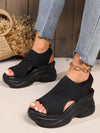 Step Up Your Style with Women's Thick-Soled Platform Sport Sandals