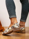 Floral Patterned Comfort Loafers: Stylish and Chic Spring/Autumn Footwear