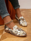 Floral Patterned Comfort Loafers: Stylish and Chic Spring/Autumn Footwear