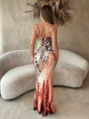 Leopard Print Spaghetti Strap Mermaid Dress: The Ultimate Bachelorette Party Outfit