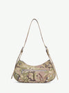 Channeling Street Style Chic with Camo Rivets Motorcycle Style Hobo Bag