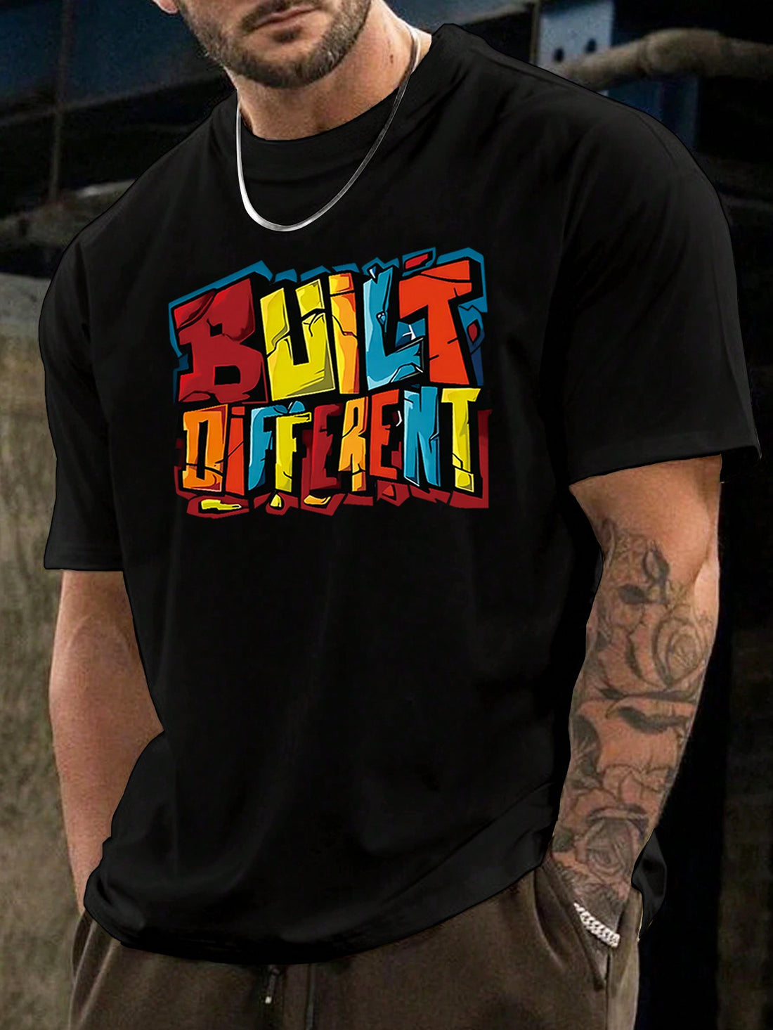 Effortlessly elevate your casual style with our Urban Style Men's Letter Print Short Sleeve T-Shirt. Made with premium materials, this shirt boasts a modern and trendy design that is perfect for any urban setting. Stay comfortable all day while making a statement in this must-have fashion piece.