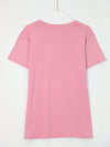 Charming Love: Valentine's Day Fitted Short Sleeve T-Shirt