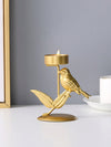 Elevate your home decor with our Chic Iron Art Bird-Shaped Candle Holder. Crafted with intricate design, this holder adds a touch of elegance and uniqueness to any room. Made with high-quality iron, it is durable and perfect for displaying candles. Bring a cozy ambiance to your space in style.