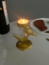 Chic Iron Art Bird-Shaped Candle Holder for Home Decor