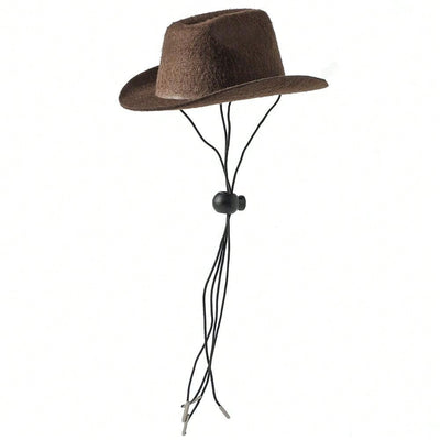 Paw-some Pet Accessory: Western Cowboy British Style Hat for Cats and Dogs