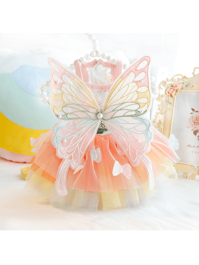 Pink Patchwork Pet Skirt: Elegant Style for Cake Smash Photoshoots