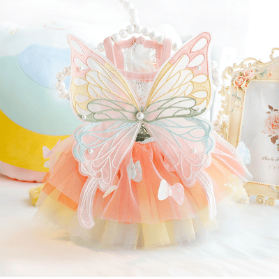 Pink Patchwork Pet Skirt: Elegant Style for Cake Smash Photoshoots