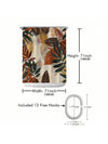 Enhance Your Bathroom with our Waterproof Printed Shower Curtain with Plastic Hooks Set