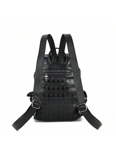 2024 Style Unisex Skull Head Backpack: Rock Your Style Everywhere