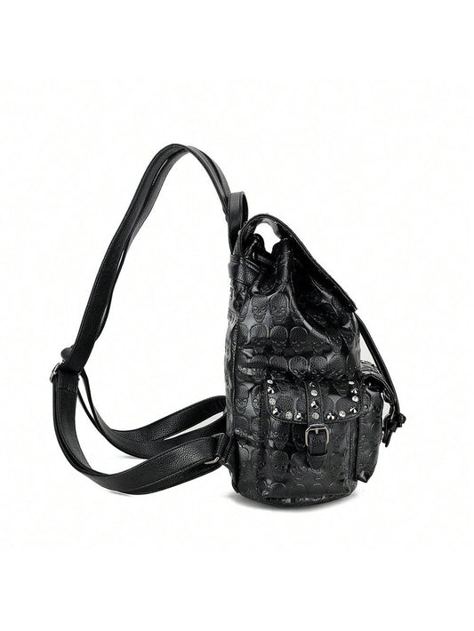 2024 Style Unisex Skull Head Backpack: Rock Your Style Everywhere