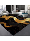 European Elegance Crystal Flannel Rug for Living Room & Bedroom