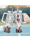 40oz Stainless Steel Insulated Car Cup: Hope, Faith, Love Themed Tumbler - Perfect Holiday and Birthday Gift!