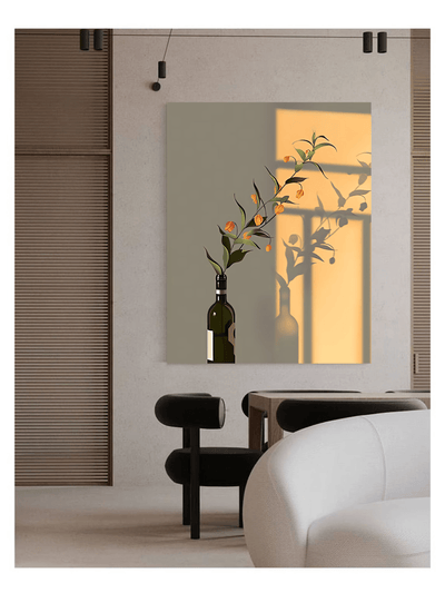 Romantic Roses Wall Art: Exquisite HD Inkjet Production for Elegant Room Decor