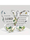 This acrylic paperweight features a beautiful butterfly design and an inspiring Bible scripture. Made of durable material, it serves as a daily reminder of faith. Perfect as <a href="https://canaryhouze.com/collections/acrylic-plaque" target="_blank" rel="noopener">a gift</a> for any Christian or for yourself.