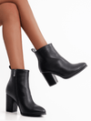 Step into Style: Fashionable Women's Dressy Ankle Boots with Block Heel Booties