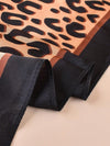 Chic Leopard Print Silk Scarf: Unleash Your Wild Side with Style and Sun Protection