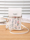 Floral Print Crossbody Bag with Touch Screen Cell Phone Wallet: Stay Fashionable and Convenient