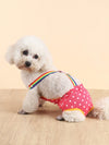 Colorful Rainbow Strap Polka Dot Dog Physiological Pants for Small Breeds