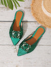 Introducing the Dazzling Rhinestone Flat <a href="https://canaryhouze.com/collections/women-canvas-shoes?sort_by=created-descending" target="_blank" rel="noopener">Sandals</a>, the perfect blend of style and comfort. With its dazzling rhinestone design, these sandals will add a touch of glamour to any outfit. Step into style and stand out from the crowd with these must-have sandals.