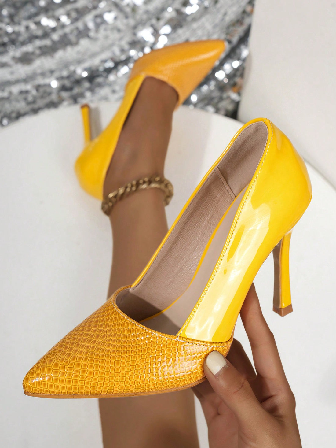 Elevate your style with our Sleek and Chic Super <a href="https://canaryhouze.com/collections/women-canvas-shoes" target="_blank" rel="noopener">High Heel</a>s for women. Made with a pointed toe design, these heels are perfect for adding a touch of sophistication to any outfit. With their sleek and chic look, these heels are sure to make a statement wherever you go.