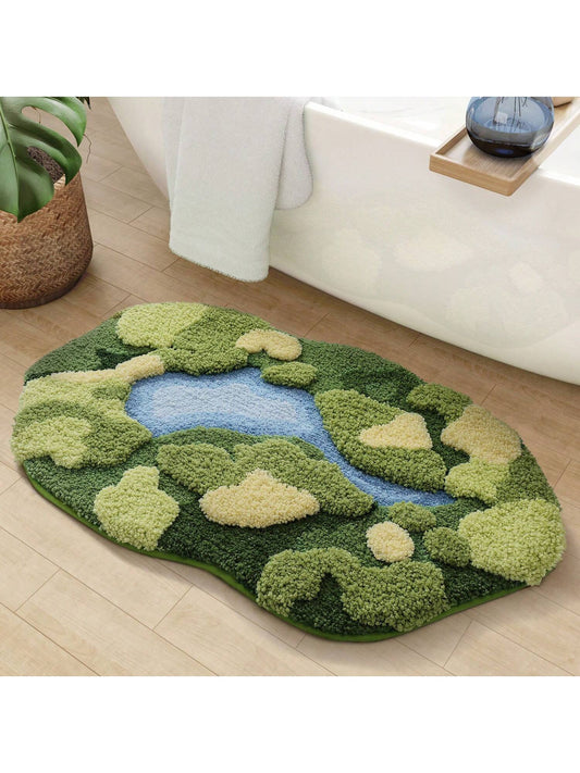 Introducing our Luxurious Moss Bath <a href="https://canaryhouze.com/collections/rugs-and-mats?sort_by=created-descending" target="_blank" rel="noopener">Mat</a>, perfect for adding a touch of comfort to your bathroom or bedroom. Crafted with soft and absorbent microfiber, this rug provides ultimate convenience and luxury. Measuring 20"x32", it is the perfect size for any space. Improve your daily routine with our Bath Mat.