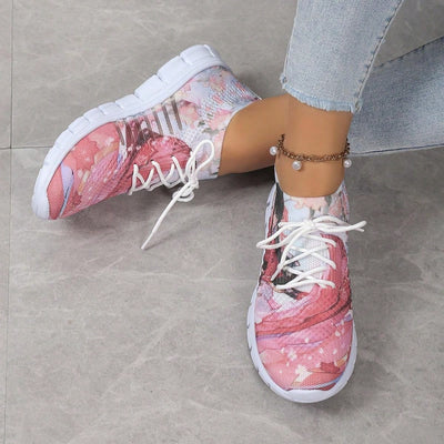 Stylish and Unique: Women's 3D Printed Casual Athletic Shoes