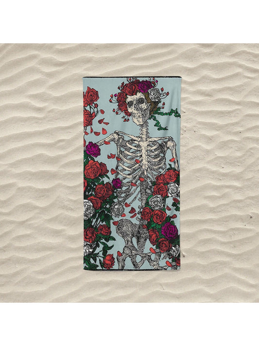 Stay stylish while staying protected with the Rose Skull Paradise <a href="https://canaryhouze.com/collections/towels" target="_blank" rel="noopener">Beach Towel</a>. Made for ultimate comfort and protection, it's perfect for both men and women. With its unique Rose Skull design, you'll turn heads while enjoying a day at the beach. Don't sacrifice style for function, choose Rose Skull Paradise Beach Towel.