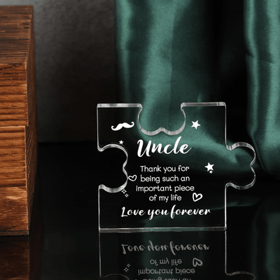 Uncle's Delight: Acrylic Desktop Decorative Ornament - A Unique Gift for Father's Day or Birthday