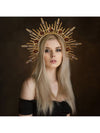 Goddess Crown Headband: Enchanting Metal Headpiece for Halloween Cosplay & Costume Parties