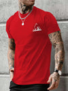 Mountain Majesty: Men's Short Sleeve T-Shirt for Outdoor Enthusiasts