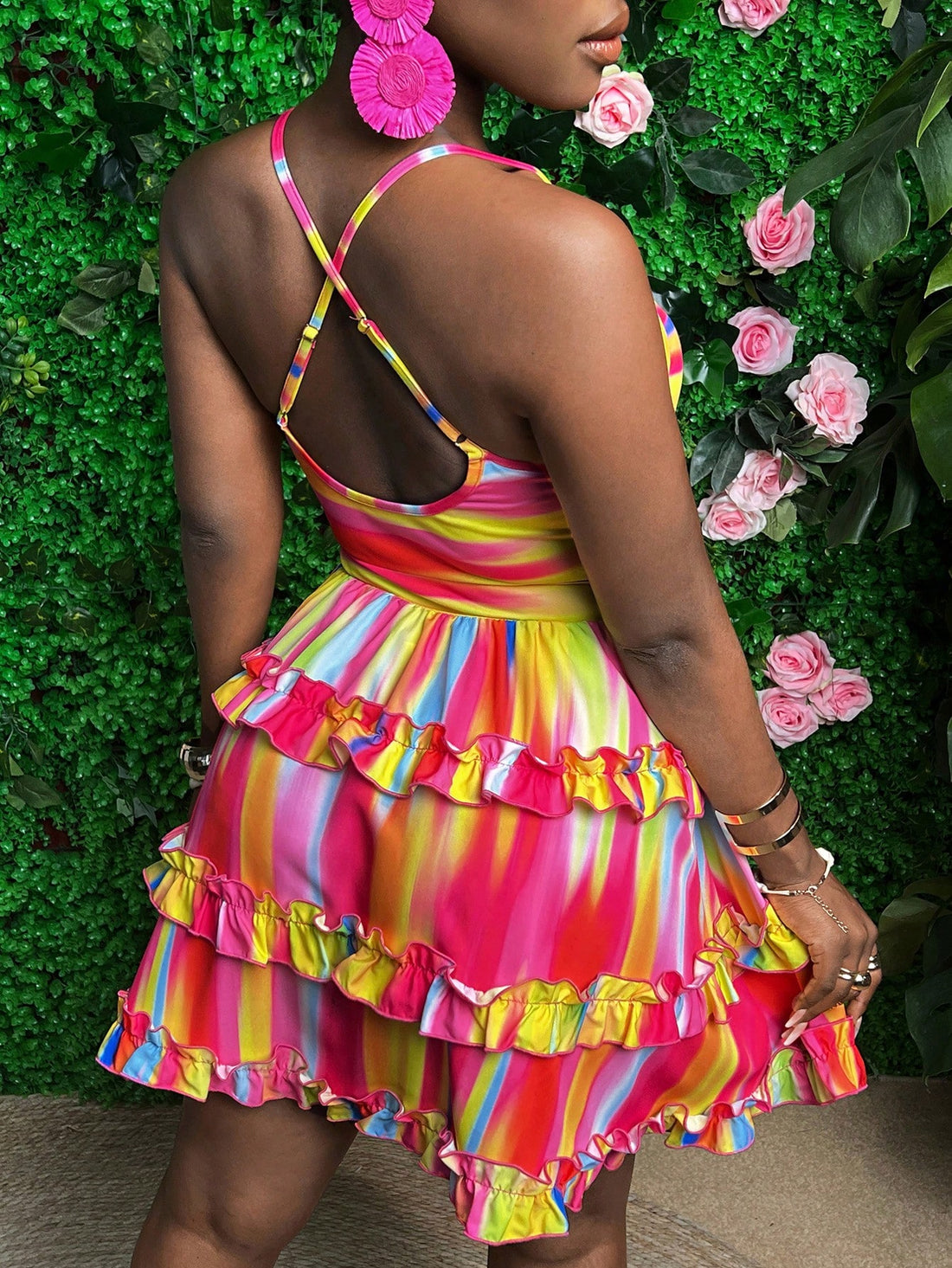 Get ready for your next vacation with our Summer Ready: Vacation Floral Printed Cami Dress. This stylish dress features a beautiful floral print, perfect for any summer getaway. Its lightweight material ensures comfort and breathability, making it the ideal choice for warm weather. Step out in style and stay cool all day long with this must-have vacation essential.