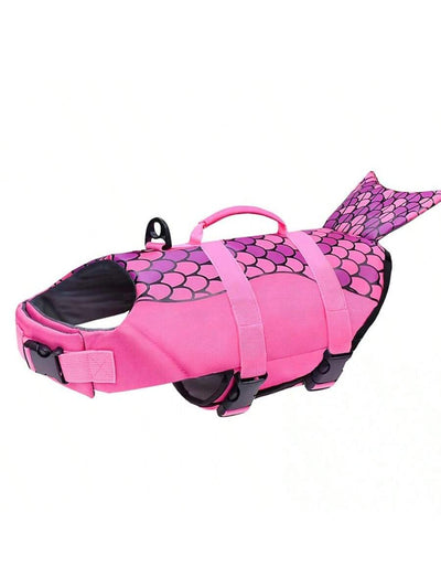 The Mermaid Pet Life Jacket is the perfect way to keep your furry friend safe and stylish while enjoying the water. With its unique mermaid design, your pup will stand out while staying secure. Made with high-quality materials, this life jacket is both functional and fashionable. Keep your pup safe and stylish on your next aquatic adventure.