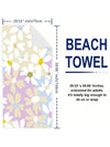 Ultimate Beach Essential: Large Super Absorbent Beach Towel for Summer Fun