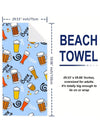 Ultimate Beach Essential: Large Super Absorbent Beach Towel for Summer Fun