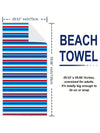 Ultimate Beach Essential: Large Super Absorbent Beach Towel for Summer Fun