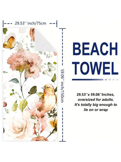 Ultimate Beach Essential: Large Super Absorbent Beach Towel for Summer Fun